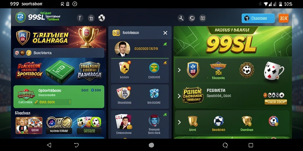 Tampilan gameplay 99SL yang menarik dan interaktif untuk taruhan olahraga.