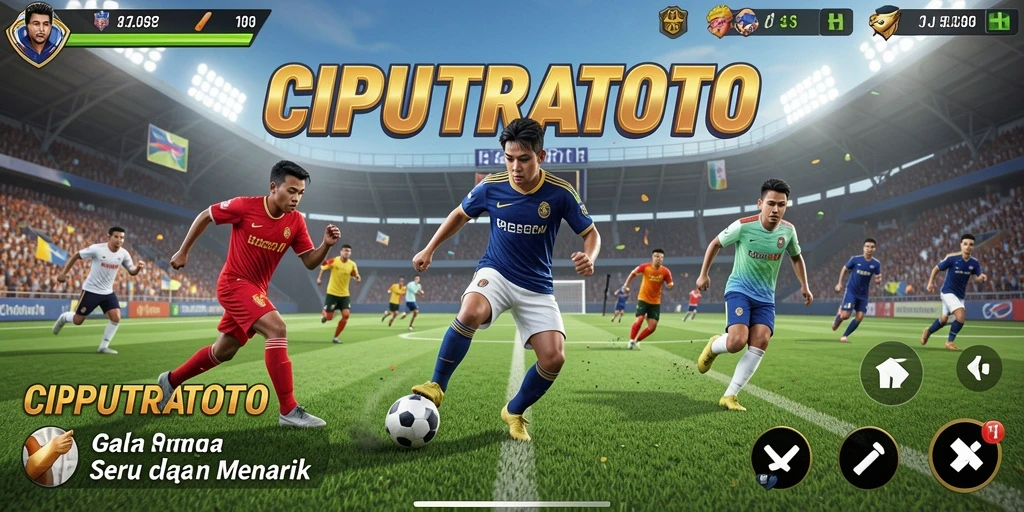 Tampilan gameplay seru dari CIPUTRATOTO dengan berbagai cabang olahraga.