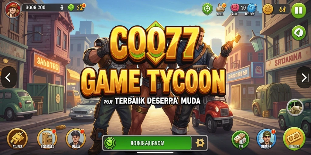 Tampilan gameplay COO77 yang menarik dan interaktif dalam simulasi Tycoon.