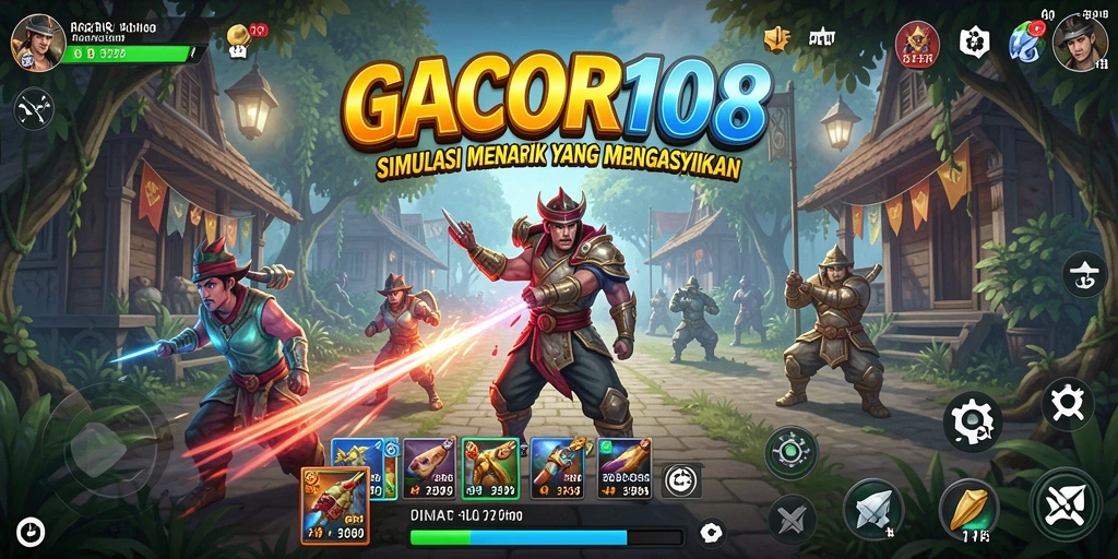 Screenshot GACOR108 menampilkan gameplay simulasi yang menarik dan interaktif.