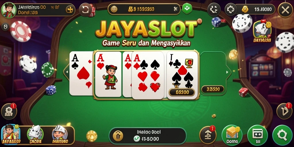 Gameplay JAYASLOT yang menarik dan seru dalam permainan Domino.