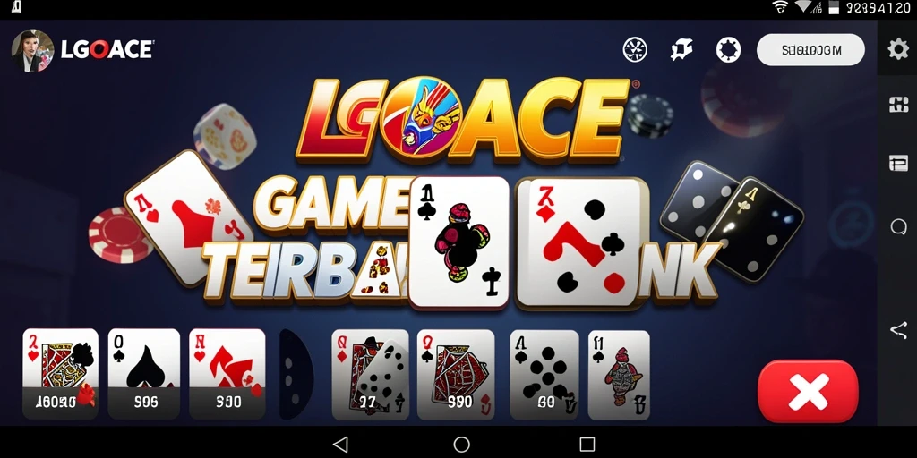Tampilan gameplay seru dalam LGOACE yang menampilkan aksi Domino.