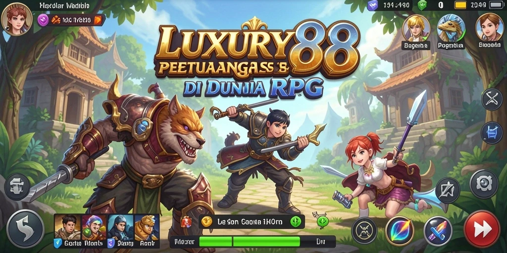 Tampilan screenshot dari gameplay RPG yang mendebarkan.