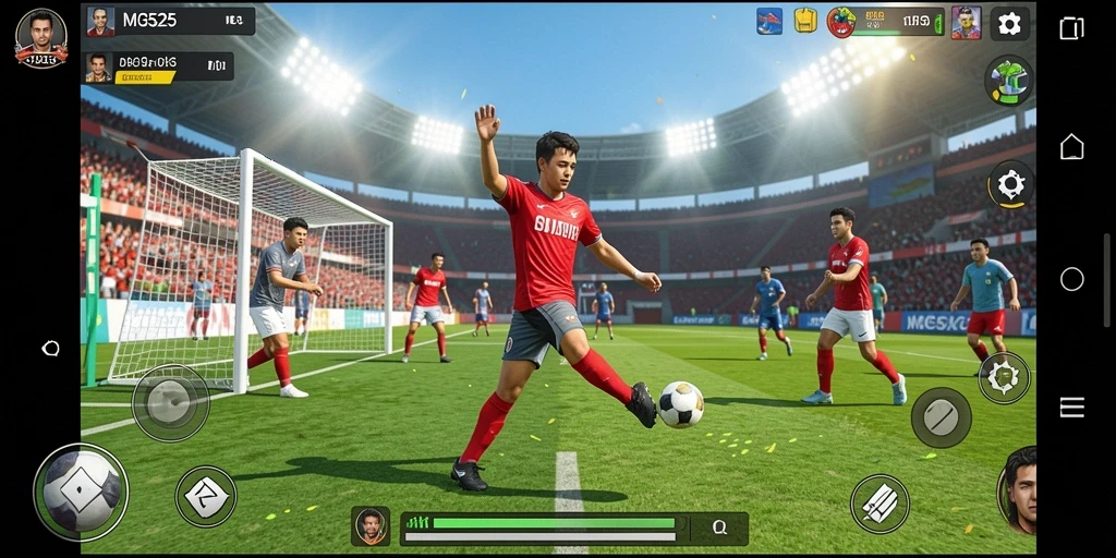 Tampilan gameplay MG525 yang menegangkan dan realistis.