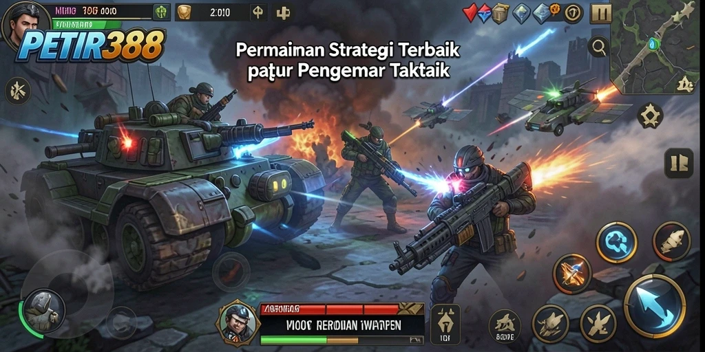 Tangkapan layar dari gameplay menampilkan strategi pertempuran yang mendebarkan.