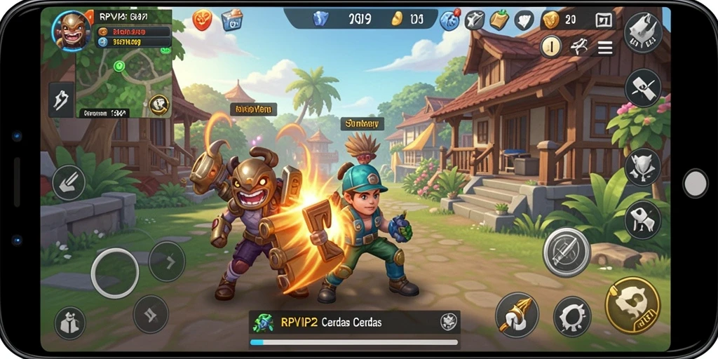 Tampilan menarik dari gameplay RPVIP2 yang penuh strategi.
