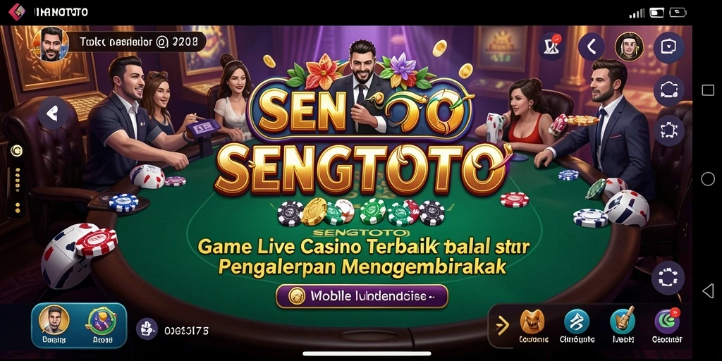 Tampilan gameplay interaktif dan menarik di SENGTOTO Live Casino.