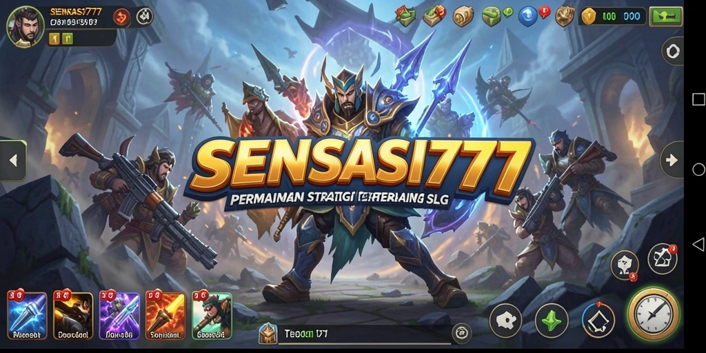 Screenshot gameplay SENSASI777 dengan aksi pertempuran yang epik dan menarik.